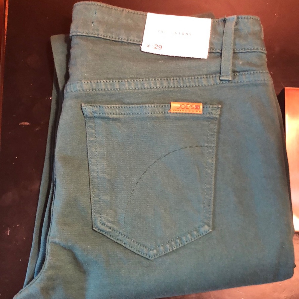 Joe skinny jean in a sz 29 Brand NWOT color green